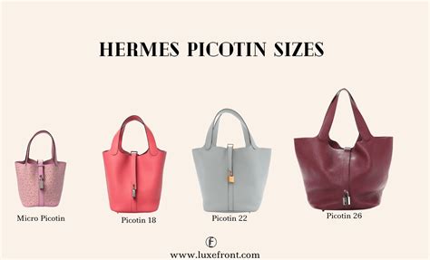 hermes picotin size|hermes picotin 18 vs 22.